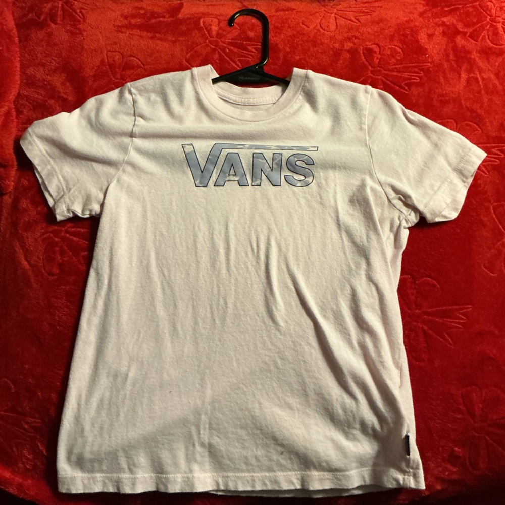 Vans Light Pink T-Shirt with Logo